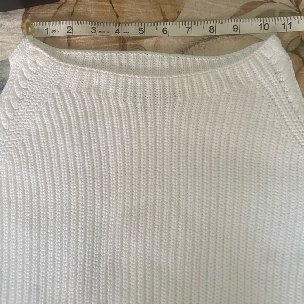 LOFT White Ribbed Tank Top - Picture 6 of 10